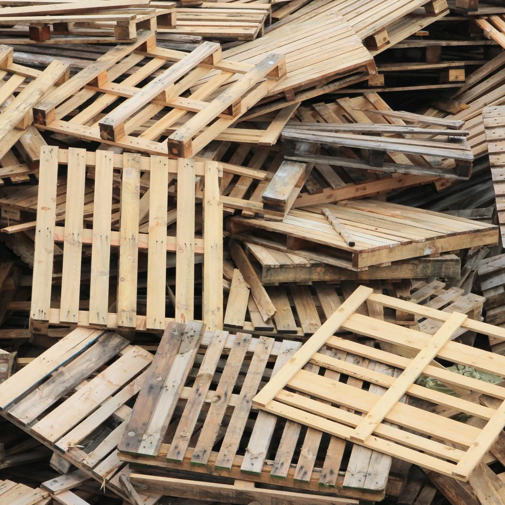 Dépôt des palettes