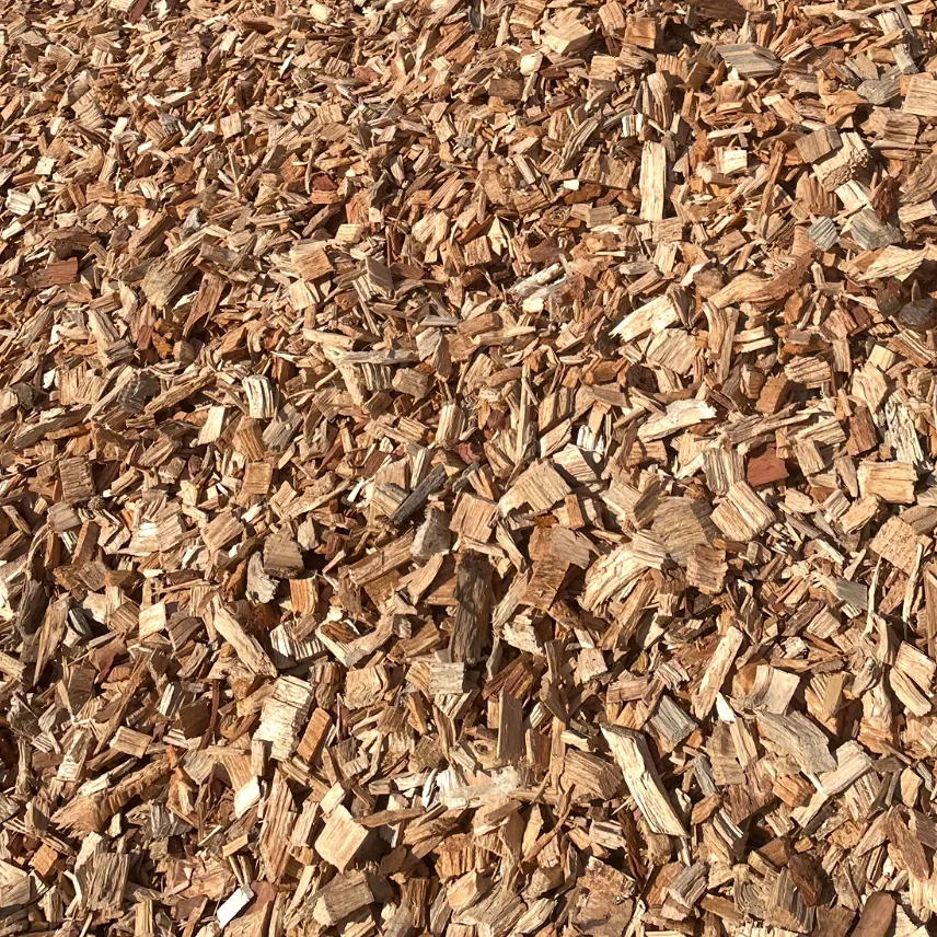 copeaux de bois prêts